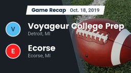 Recap: Voyageur College Prep  vs. Ecorse  2019