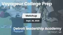 Matchup: Voyageur Prep vs. Detroit leadership Academy 2020