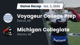 Recap: Voyageur College Prep  vs. Michigan Collegiate 2020