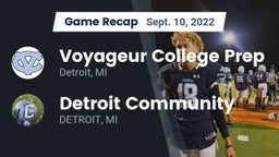 Recap: Voyageur College Prep  vs. Detroit Community  2022