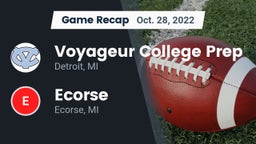 Recap: Voyageur College Prep  vs. Ecorse  2022