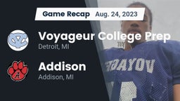 Recap: Voyageur College Prep  vs. Addison  2023