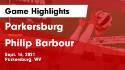 Parkersburg  vs Philip Barbour  Game Highlights - Sept. 16, 2021