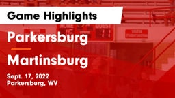 Parkersburg  vs Martinsburg  Game Highlights - Sept. 17, 2022