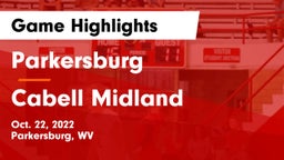 Parkersburg  vs Cabell Midland  Game Highlights - Oct. 22, 2022