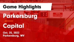 Parkersburg  vs Capital  Game Highlights - Oct. 25, 2022