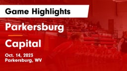 Parkersburg  vs Capital  Game Highlights - Oct. 14, 2023