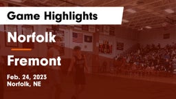 Norfolk  vs Fremont  Game Highlights - Feb. 24, 2023