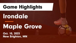 Irondale  vs Maple Grove  Game Highlights - Oct. 10, 2023