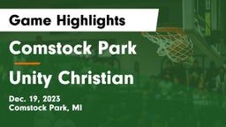 Comstock Park  vs Unity Christian  Game Highlights - Dec. 19, 2023