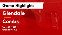 Glendale  vs Combs  Game Highlights - Jan. 30, 2020