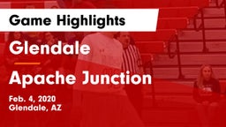 Glendale  vs Apache Junction  Game Highlights - Feb. 4, 2020
