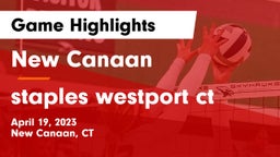 New Canaan  vs staples  westport ct Game Highlights - April 19, 2023