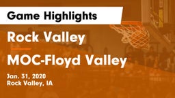 Rock Valley  vs MOC-Floyd Valley  Game Highlights - Jan. 31, 2020
