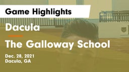Dacula  vs The Galloway School Game Highlights - Dec. 28, 2021