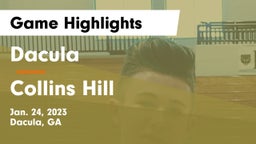 Dacula  vs Collins Hill  Game Highlights - Jan. 24, 2023