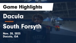 Dacula  vs South Forsyth  Game Highlights - Nov. 28, 2023