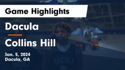 Dacula  vs Collins Hill  Game Highlights - Jan. 5, 2024