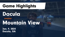 Dacula  vs Mountain View  Game Highlights - Jan. 9, 2024