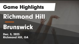 Richmond Hill  vs Brunswick  Game Highlights - Dec. 5, 2023