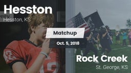 Matchup: Hesston  vs. Rock Creek  2018
