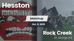 Matchup: Hesston  vs. Rock Creek  2018