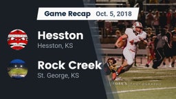 Recap: Hesston  vs. Rock Creek  2018
