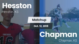 Matchup: Hesston  vs. Chapman  2018