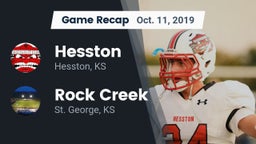 Recap: Hesston  vs. Rock Creek  2019