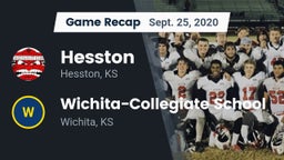 Recap: Hesston  vs. Wichita-Collegiate School  2020