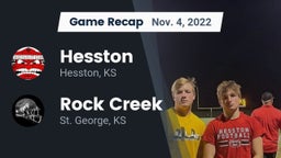 Recap: Hesston  vs. Rock Creek  2022