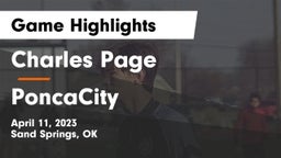 Charles Page  vs PoncaCity Game Highlights - April 11, 2023