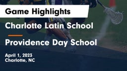 Charlotte Latin School vs Providence Day School Game Highlights - April 1, 2023