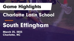 Charlotte Latin School vs South Effingham  Game Highlights - March 25, 2023
