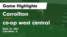 Carrollton  vs co-op west central Game Highlights - Sept. 21, 2021
