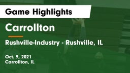 Carrollton  vs Rushville-Industry - Rushville, IL Game Highlights - Oct. 9, 2021