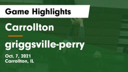 Carrollton  vs griggsville-perry Game Highlights - Oct. 7, 2021