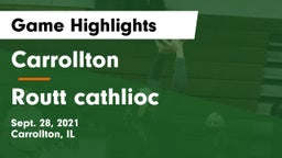 Carrollton  vs Routt cathlioc Game Highlights - Sept. 28, 2021