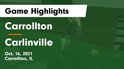 Carrollton  vs Carlinville  Game Highlights - Oct. 16, 2021