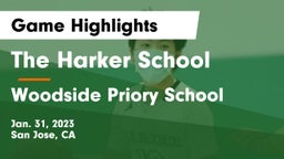 The Harker School vs Woodside Priory School Game Highlights - Jan. 31, 2023