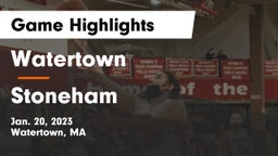 Watertown  vs Stoneham  Game Highlights - Jan. 20, 2023