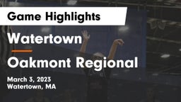 Watertown  vs Oakmont Regional  Game Highlights - March 3, 2023