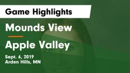 Mounds View  vs Apple Valley  Game Highlights - Sept. 6, 2019