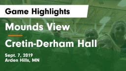 Mounds View  vs Cretin-Derham Hall  Game Highlights - Sept. 7, 2019