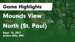 Mounds View  vs North (St. Paul)  Game Highlights - Sept. 14, 2021