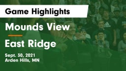 Mounds View  vs East Ridge  Game Highlights - Sept. 30, 2021