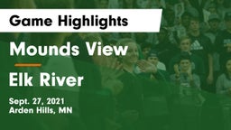 Mounds View  vs Elk River  Game Highlights - Sept. 27, 2021