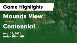 Mounds View  vs Centennial  Game Highlights - Aug. 29, 2022