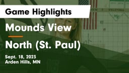 Mounds View  vs North (St. Paul)  Game Highlights - Sept. 18, 2023