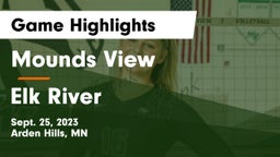 Mounds View  vs Elk River  Game Highlights - Sept. 25, 2023